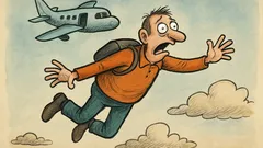 Vic: Skoči iz letala in zavpije...