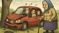 Vic: Po nesreči vprašajo babico