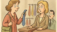 Vic: Kravata, ki poudari njegove oči