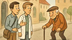 Vic: Dva študenta medicine hodita po ulici…