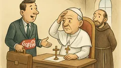 Vic: K papežu pridejo predstavniki Coca-Cole