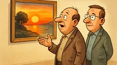 Vic: V galeriji gospod hvali sončni vzhod…