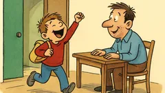 Vic: Ivica pride domov in reče očetu