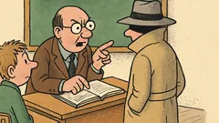 Vic: Učenec v redovalnici: sem inkognito!