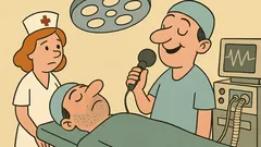 Vic: Pred operacijo pacientu reče sestra...