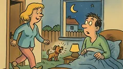 Vic: Blondinka in mož ne moreta zaspati