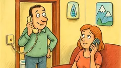 Vic: Mož pokliče ženo o dopustu…