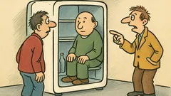 Vic: Trije moški v hladilniku stavijo