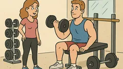 Vic: V fitnes pride dekle...