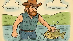 Vic: Chuck Norris je utopil ribo v vodi...