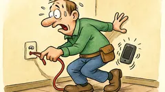 Vic: Ko čaraš z elektriko, zavibrira telefon