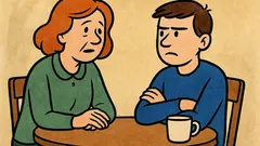 Vic: »Adam, misliš, da sem slaba mama?«