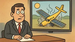 Vic: V večernih novicah: zrušilo letalo