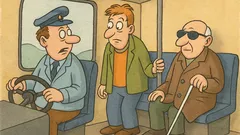 Vic: Avtobusist odstopi sedež slepcu...
