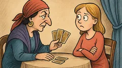 Vic: Vedeževalka bere iz kart: slaba novica