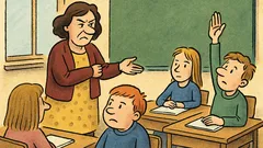 Vic: Učiteljica reče: Ne dvigujte rok!