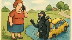 Vic: Žena pokliče moža po nesreči…