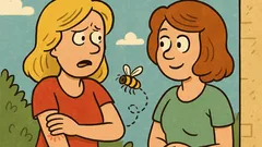 Vic: Vpraša plavolaska prijateljico: čebela ali pčela?