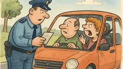 Vic: Policist ustavi moža v avtu