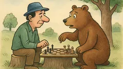 Vic: Ameriški novinar sreča medveda šahista