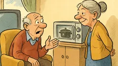 Vic: Dedek se čudi televizijskim kuharskim oddajam