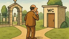 Vic: Kakšna je razlika med straniščem in pokopališčem?