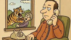 Vic: Policija kliče: taščo napadel tiger…