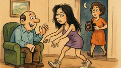 Vic: Bravo, hči! Še en korak …