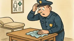 Vic: Zakaj policist polaga mokre krpe?