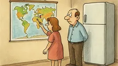 Vic: Včeraj sem obesil karto sveta