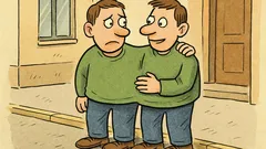 Vic: Kaj reče sijamski dvojček bratu?