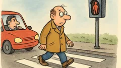 Vic: Ko prečkate cesto, glejte avtomobile