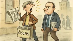 Vic: Ulični prodajalec časopisov kriči: »Ogromen nateg!«