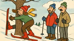 Vic: Mujo pride s smučanja, Haso vpraša