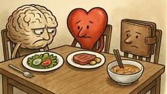 Vic: Možgani pravijo »Solata«, srce »Zrezek«