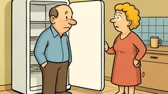 Vic: Mož reče ženi: Pokvarjen hladilnik?