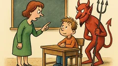 Vic: Učiteljica Pepčku: »Ali te ni strah?«