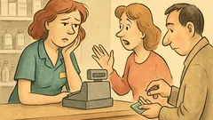 Vic: Prodajalka se potoži najboljši prijateljici…