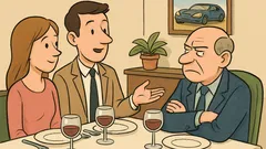 Vic: Hči pripelje zaročenca k bogatašu