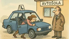 Vic: Inštruktor v avtošoli vpraša učenko