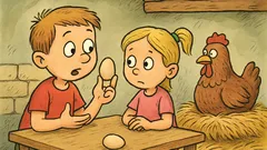 Vic: Pepíček vpraša Aničko o jajcu