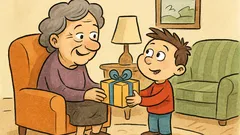 Vic: Babica, hvala za darilo…