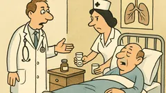 Vic: Zdravnik reče sestri: Zakaj ga budite?