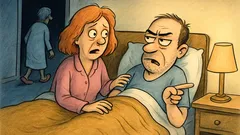 Vic: Sredi noči žena zbudi moža