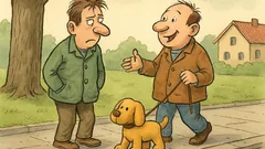 Vic: Sprehodil sem plišastega psa …