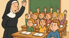 Vic: Mali Janezek pri verouku molči