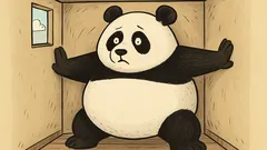 Vic: Kaj dela panda, ko nima dovolj prostora?