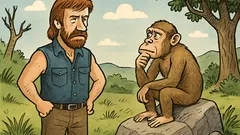 Vic: Chuck Norris ni nastal iz opice...