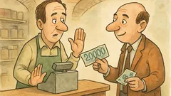 Vic: Prodajalec: »Imate kaj manjšega?«