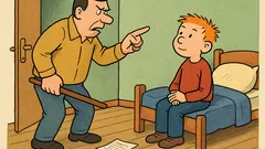 Vic: Pepček, popravi spričevalo, ali batine!